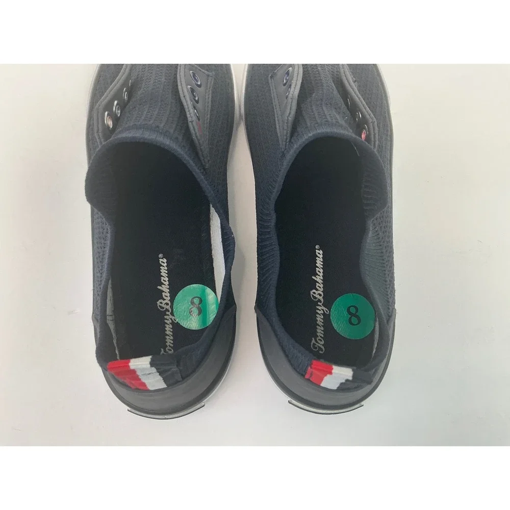 Tommy Bahama Mens Navy Slip On‎ Sneakers Casual Comfort Size 8
